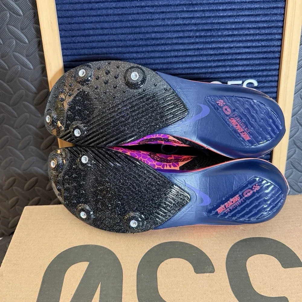Nike Air Zoom Victory 2 'Glam' Mens Size 9 / Womens Size 10.5 Track Spikes Black